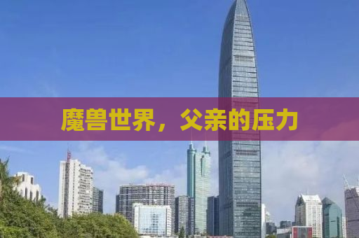 魔兽世界，父亲的压力