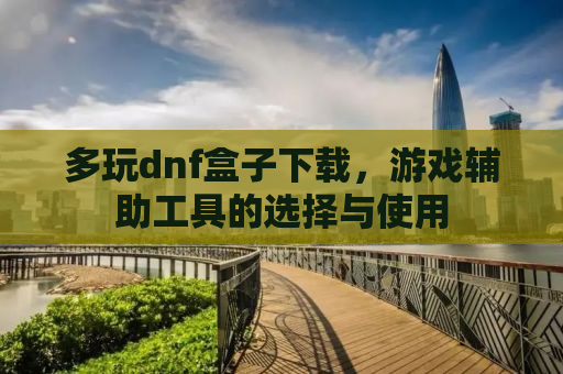 多玩dnf盒子下载，游戏辅助工具的选择与使用